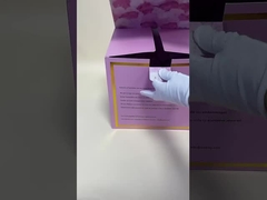 Doppio contenitore laterale stampato di cartone piegante per trasporto del fiore di festa