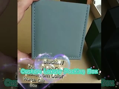 Contenitore d'imballaggio del coperchio a cerniera di gioielli di lusso dell'orologio