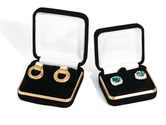 Contenitore d'imballaggio di gioielli del velluto