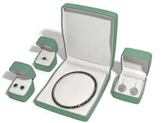 Bracciale di lusso personalizzato orecchini gioielli confezionamento scatola con pelle migliore