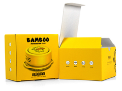 Scatola di posta in cartone ondulato giallo