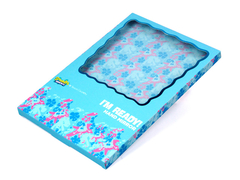 Scatola di imballaggio per finestre personalizzata con logo personalizzato per la palette di ombre per gli occhi