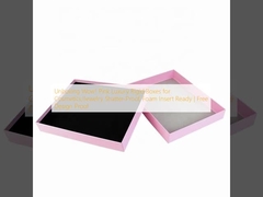 Unboxing Wow! Pink Luxury Rigid Boxes for Cosmetics/Jewelry Shatter-Proof, Foam Insert Ready.
