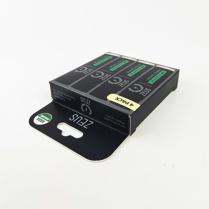 Piccolo set personalizzato di rossetti confezionati con box di imballaggio per tubi