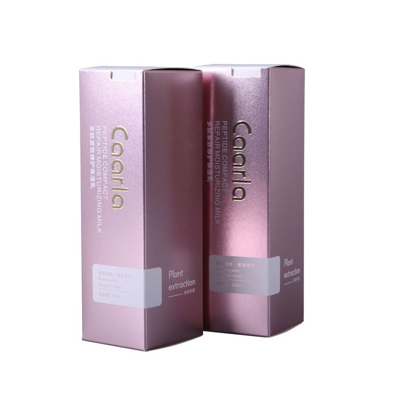 Scatole di confezionamento per la cura della pelle di lusso con colore oro rosa