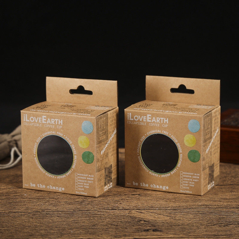 Pacchetto d'imballaggio riciclabile del contenitore di tazza di caffè singolo con colore su ordinazione
