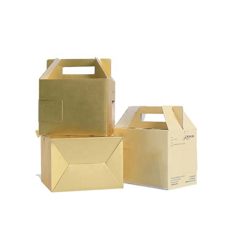 Scatola da pasticceria di riserva di carta della finestra del cartone con il cartone della bolla
