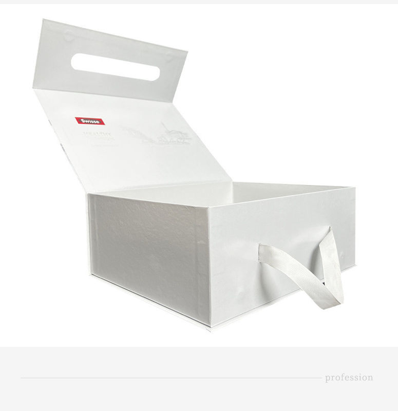 Scatola regalo bianca stampa a colori personalizzata rigida per olio essenziale 3 confezioni imballaggio