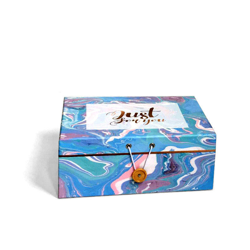 Confezione colorata Set regalo scatola con anello per bottiglia di profumo
