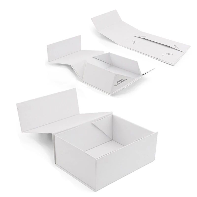 Scatola di imballaggio cosmetico con chiusura magnetica Cartone bianco per carta ondulata
