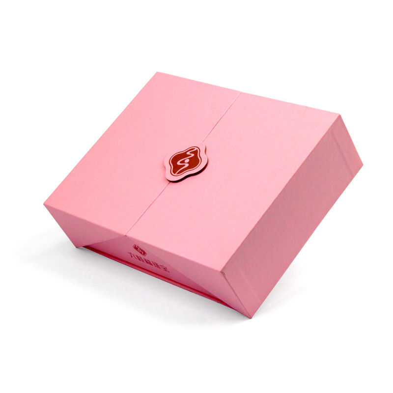 Unica scatola regalo magnetica rosa con imballaggio Custom Design per prodotti cosmetici