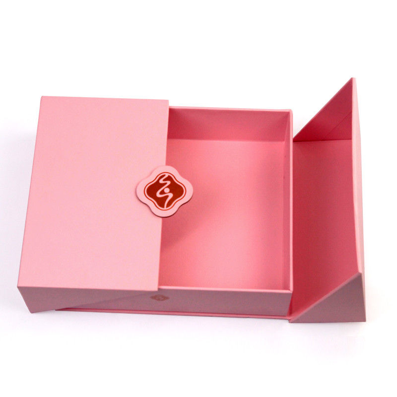 Unica scatola regalo magnetica rosa con imballaggio Custom Design per prodotti cosmetici