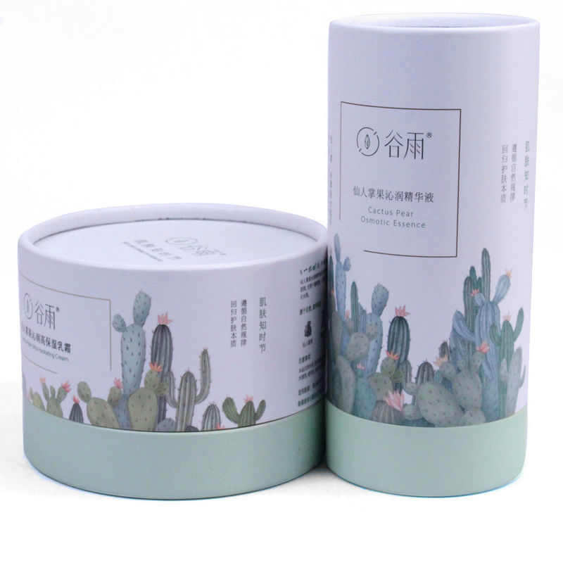 Scatola cosmetica di cartone rotondo innovativo con design personalizzato Colore imballaggio Prodotto per la cura della pelle all'ingrosso vicino a me