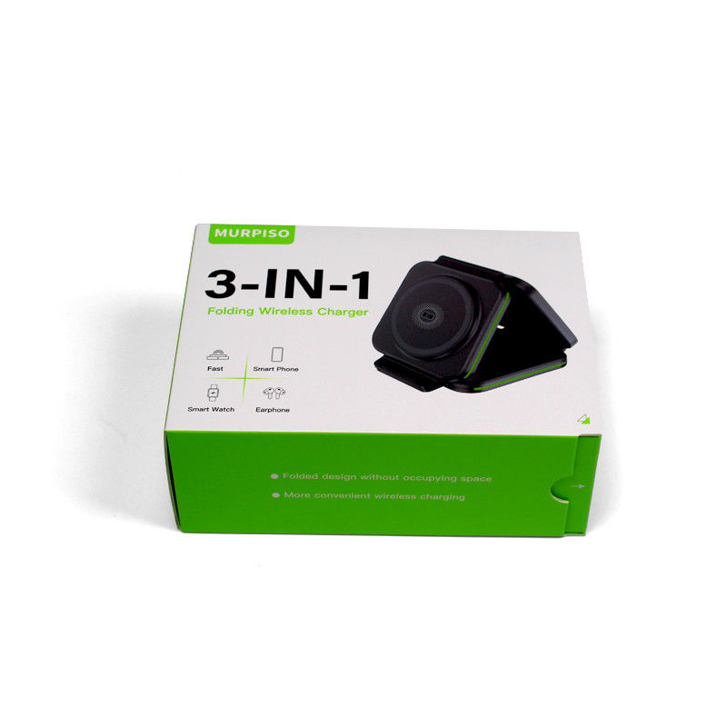 Scatole vuote personalizzate Piccole scatole di cartone adatte per caricabatterie wireless Auricolari Smartwatches Pacchetto