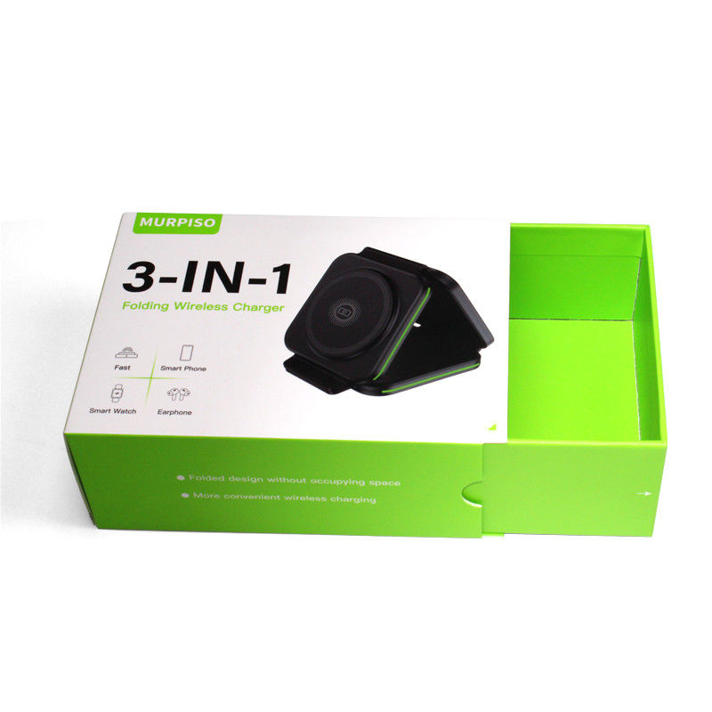 Scatole vuote personalizzate Piccole scatole di cartone adatte per caricabatterie wireless Auricolari Smartwatches Pacchetto