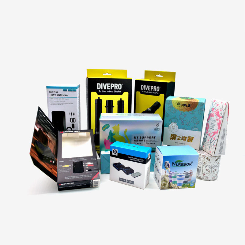 Industria del confezionamento cartaceo Desig Package With LogosProdotti per la cura della pelle, set di trucco e scatola di attrezzi per la bellezza