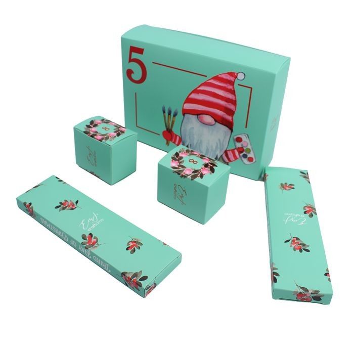 scatola di carta personalizzata blind box per cosmetici
per la scatola del calendario di avvento di Natale