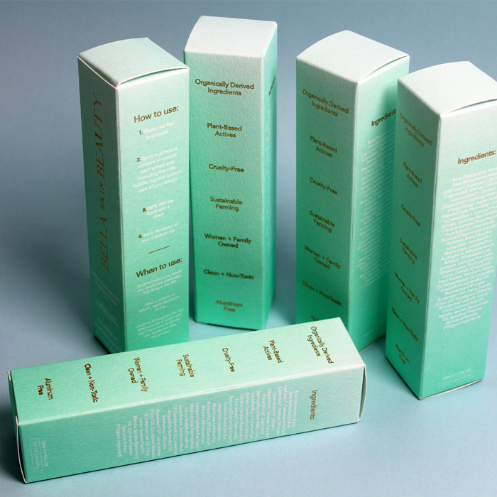 Scatole per imballaggio cosmetico di lusso personalizzate per prodotti per la cura della pelle, profumi e oli essenziali