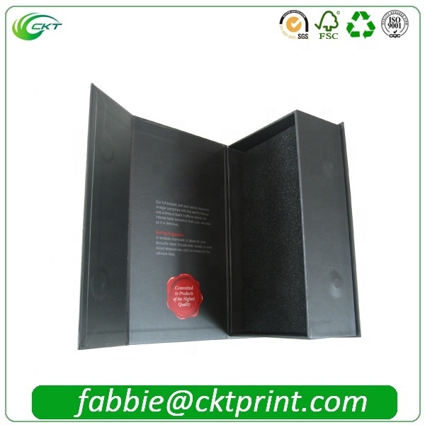 Scatole per imballaggio di profumi con chiusura magnetica di lusso in cartone ondulato con laminazione/verniciatura lucida