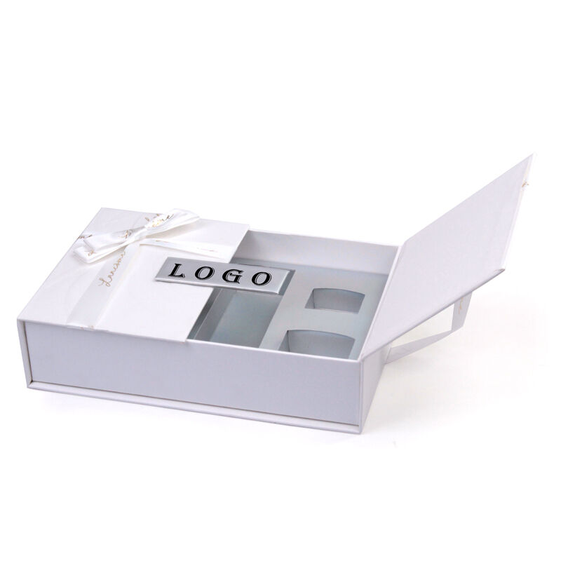 Scatola regalo in cartone rigido con logo personalizzato, di lusso, a due ante apribili, direttamente dalla fabbrica, con chiusura magnetica