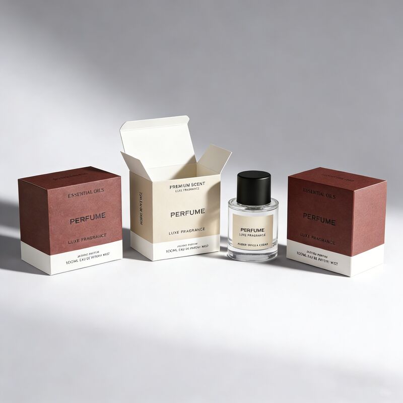 Scatola di imballaggio per profumi con stampa personalizzata del logo e stampa a quattro colori per profumi di lusso Scatola regalo