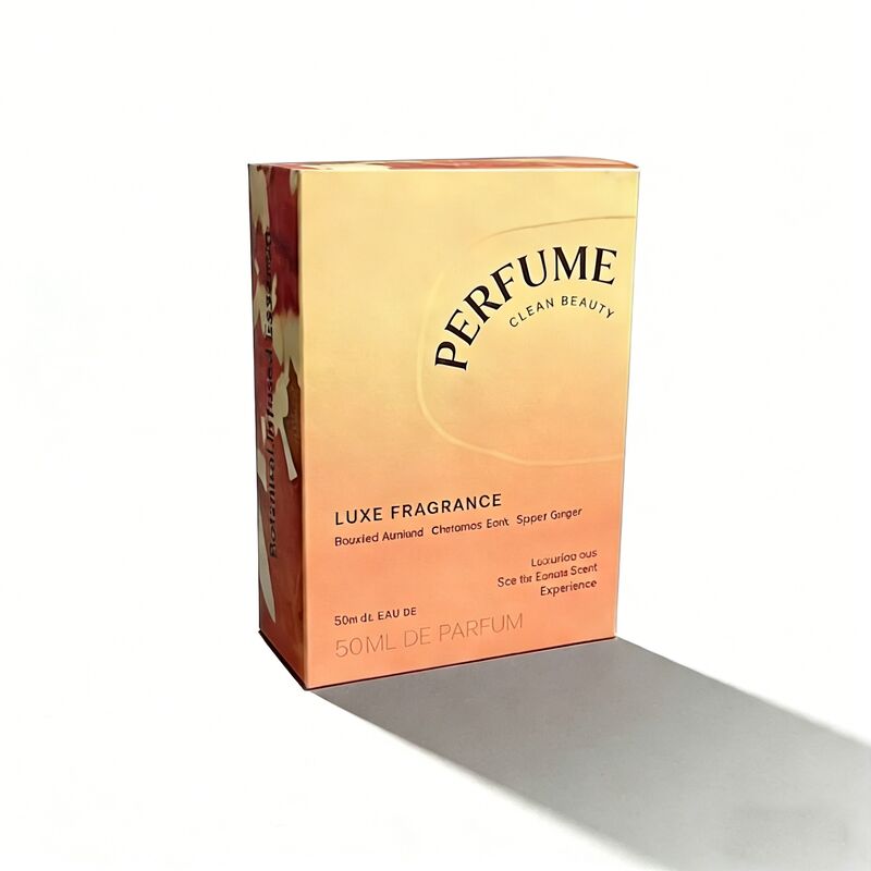 Scatola per imballaggio di profumo pieghevole stampata su misura con chiusura magnetica per confezione regalo di fragranze di lusso