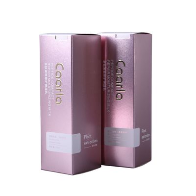 Scatole di confezionamento per la cura della pelle di lusso con colore oro rosa