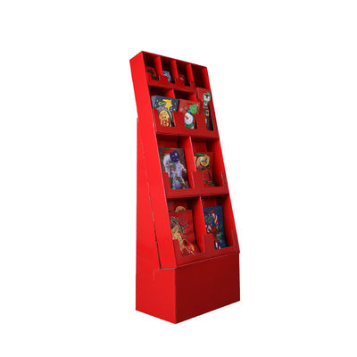 Stampa offset al minuto ondulata Matte Cardboard Store Display lucido dell'esposizione del cartone