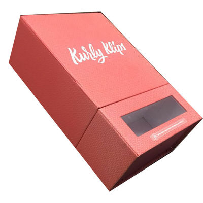 Contenitore cosmetico su ordinazione unico magnetico rosso di cioccolato dei gioielli dei contenitori di regalo