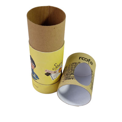 Scatola del rotondo del cartone del regalo del pastello con la finestra dei coperchi