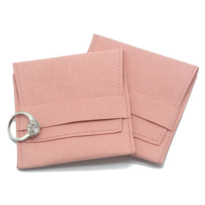 Velluto variopinto su ordinazione Microfiber di Ring Earing Necknace Fabric Pouch