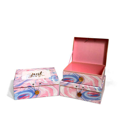 Confezione colorata Set regalo scatola con anello per bottiglia di profumo