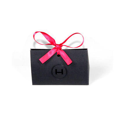 Borsa di carta di texture personalizzata piccola dimensione per imballaggio matrimoni e feste regalo