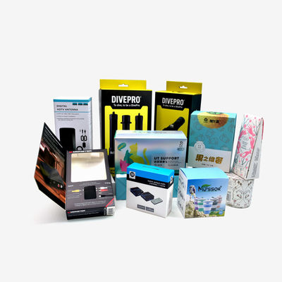 Industria del confezionamento cartaceo Desig Package With LogosProdotti per la cura della pelle, set di trucco e scatola di attrezzi per la bellezza