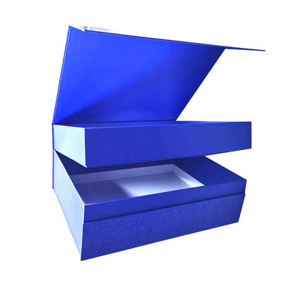 Scatole regalo in carta blu a doppio strato Scatole personalizzate per imballaggi al dettaglio personalizzati